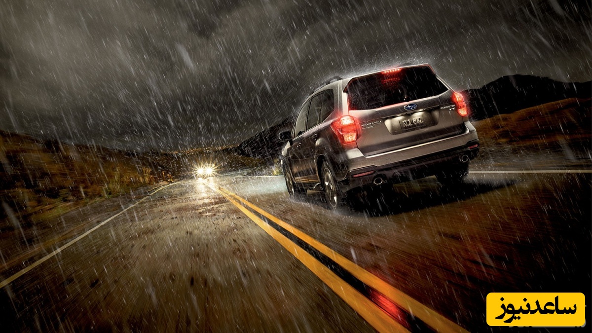 7 نکته بسیار مهم برای رانندگی در جاده لغزنده و هوای بارانی