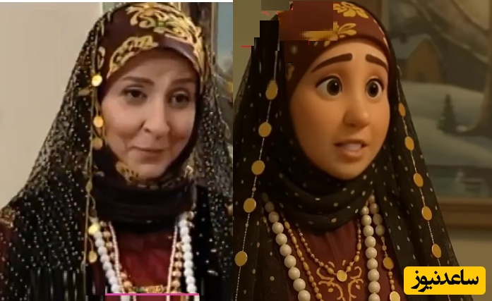 سکانس مادر و دختری مرجانه گلچین در خوش‌نشین‌ها انیمیشن شد/ ما که هیچ تاریخ هم این سکانس بمب خنده رو ابدا فراموش نمیکنه 🤣