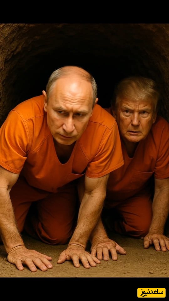 فرار از زندان ترامپ و پوتین لو رفت / حتی اینم نمی‌تونند درست انجام بدن دو نفری میخواستن برن 3 نفری برگشتند؛ آخه از چاه توالت؟!🤣