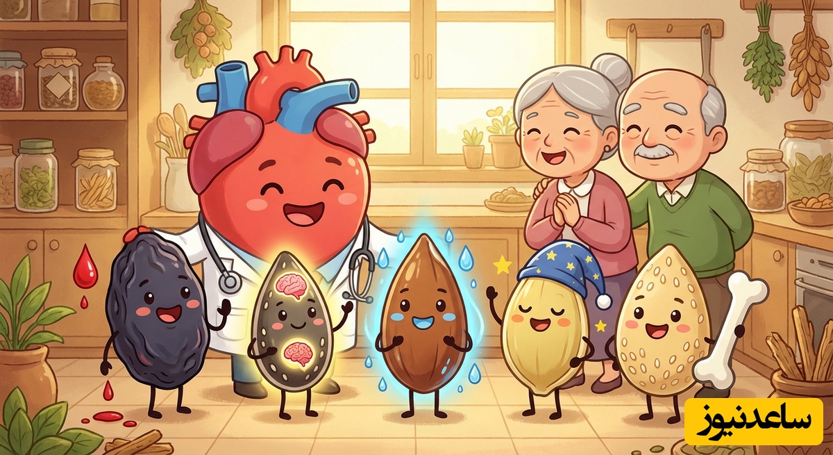 (ویدئو) معجزه 5 دانه گیاهی برای سلامت والدین؛ دیگر نگران پوکی استخوان نباشید