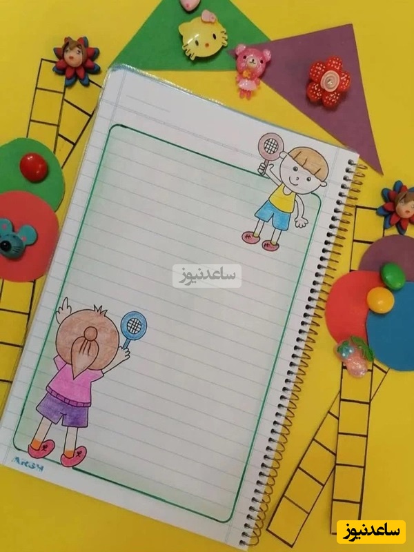 نقاشی دفتر مشق