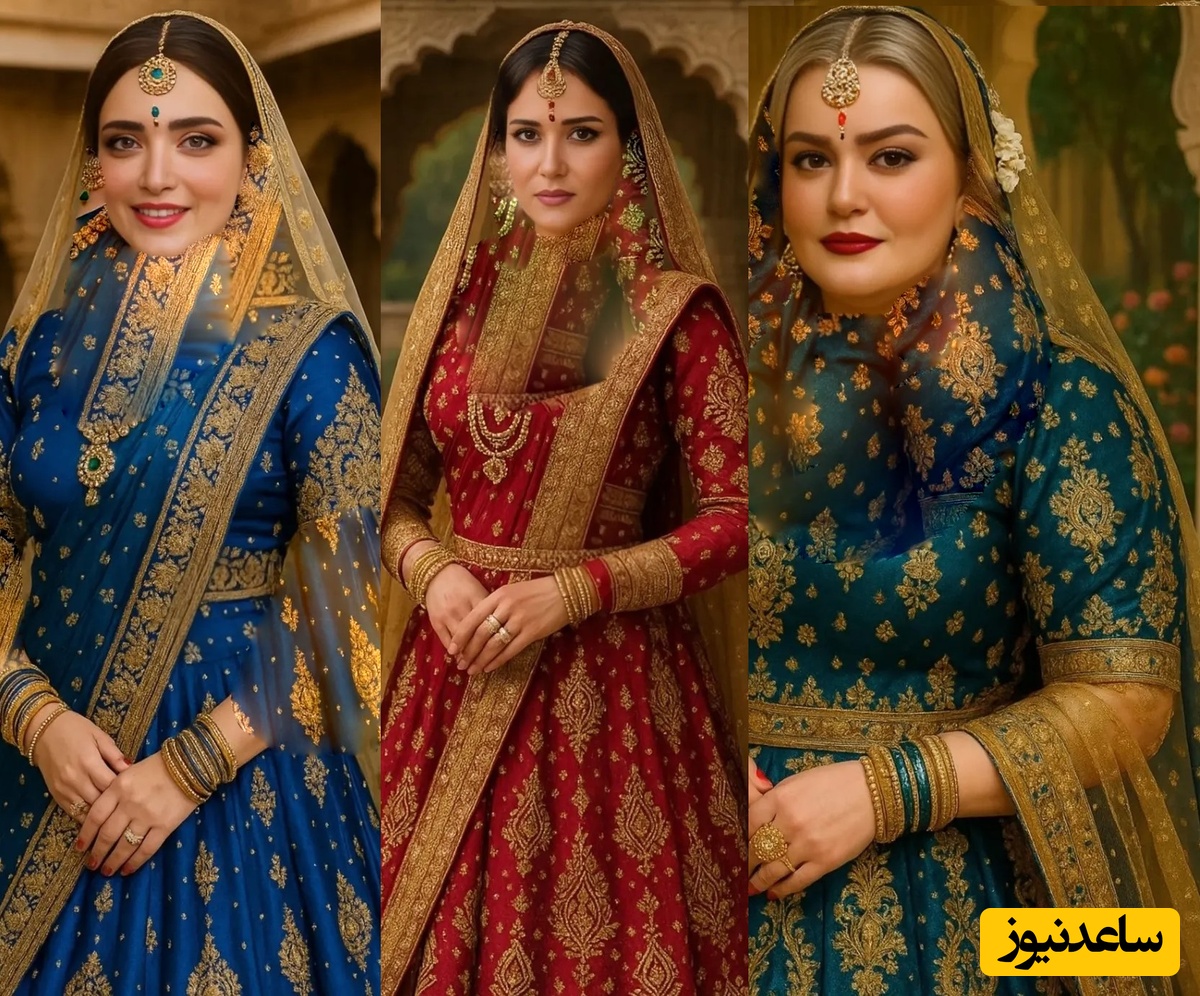 نگاهی به تیپ و استایل شیک هنرمندان ایرانی در لباس هندی: از نعیمه نظام دوست و الیکا عبدالرزاقی تا بهنوش طباطبایی و نسرین مقانلو و شبنم مقدمی