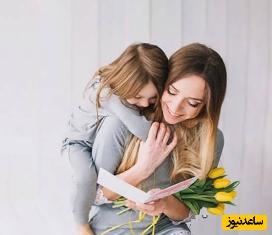 ژست عکس پروفایل مادر و دختری