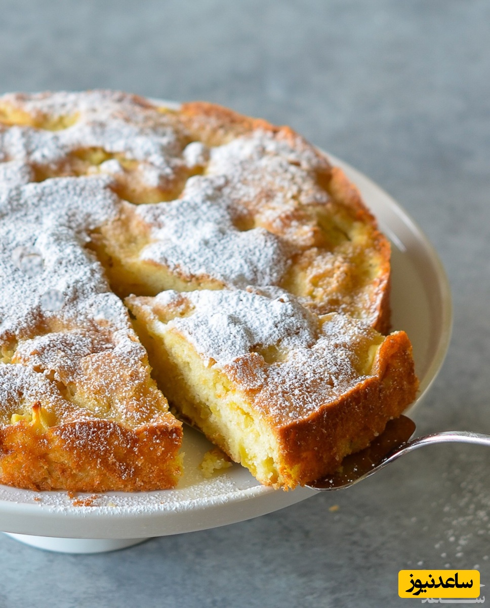 روش تهیه کیک سیب ساده ی لذیذ و خوشمزه+ عکس