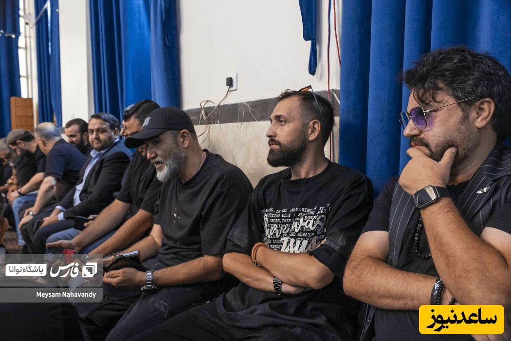 هنرمندان در مراسم ختم مادر داریوش فرضیایی