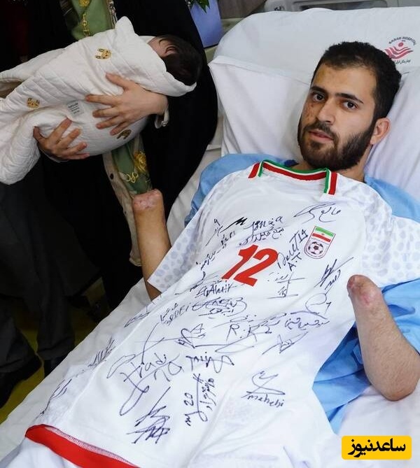 مدال طلای روح‌الله رستمی تقدیم به جانباز حسین محمدی شد+فیلم