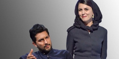 لیلا حاتمی و حامد بهداد را در حرم امام رضا(ع) /شبی که خانم بازیگر به شاهِ شاهان پناه برد+فیلم