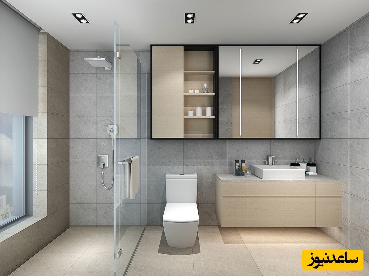 میخوای یک حمام بی‌نظیر و مدروز داشته باشی و زود کثیف نشه؟ حتما به این نکات توجه کن / سبکی از حمام که در آینده ترند خواهد شد + ویدئو