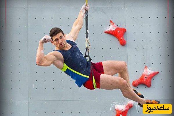 (عکس) نگاهی به عضلات سنگین و ورزیده رضا علیپور، قهرمان سنگنوردی ایران/ ماشاءالله پهلوون😍