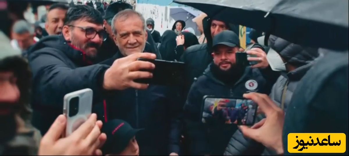 ببینید | ویدیویی جدید از حضور بدون محافظ پزشکیان در خیابان‌های تهران زیر بمباران دشمن