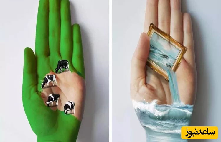 نگاهی به دنیای جادویی گلسا گلچینی، نقاشی‌های مینیاتور روی دست که از تاب‌بازی تا آدم‌برفی را زنده می‌کنند! 🎨✨