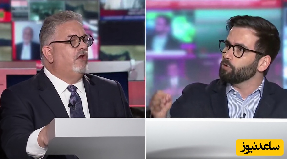 (ویدئو) تو دهنی جانانه استاد دانشگاه ایرانی و تحلیلگر الجزیره به نویسنده آمریکایی: آمریکا یعنی سیاستِ کشتار!