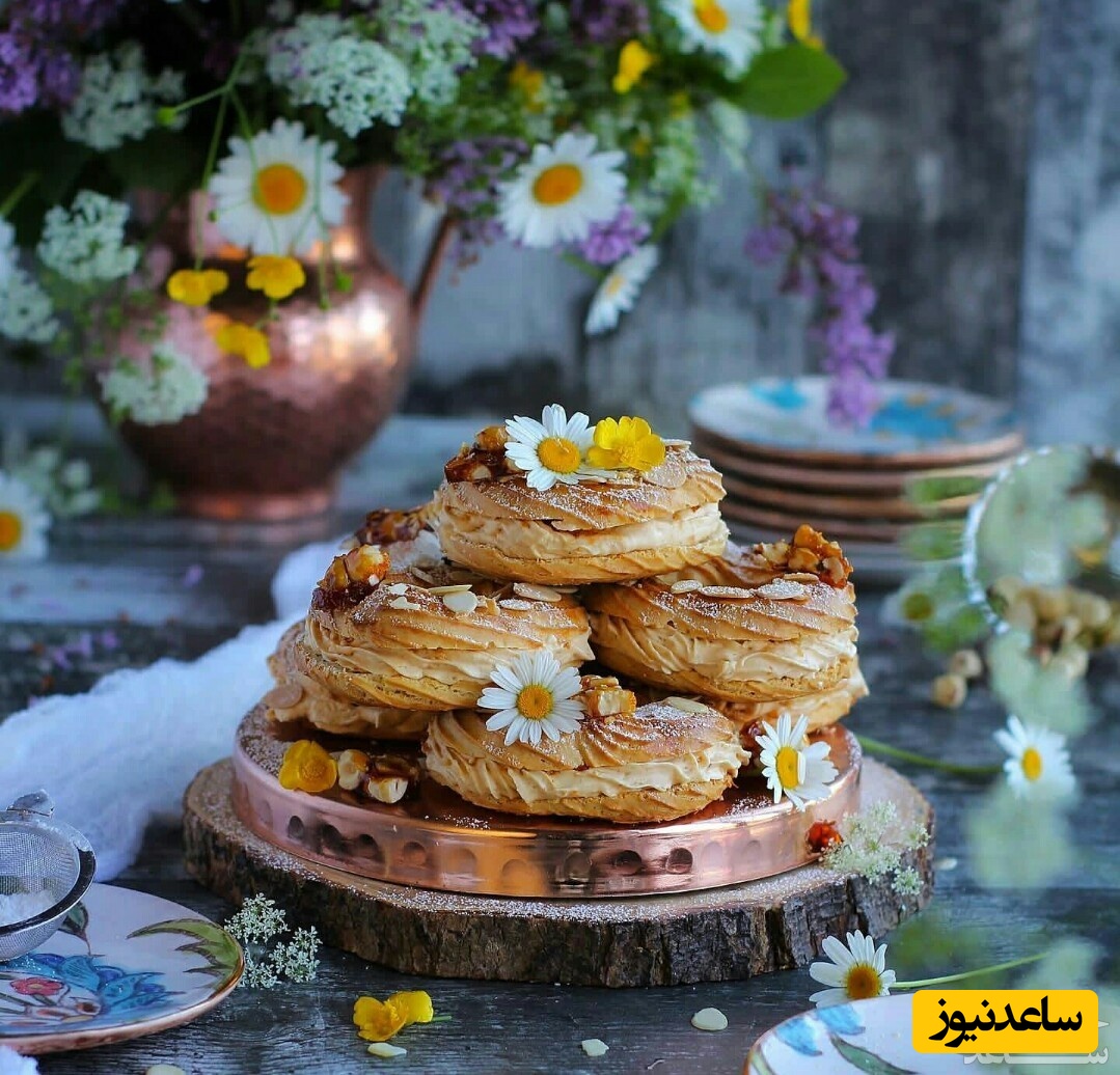 روش تهیه شیرینی پاریس برست+ ویدئو