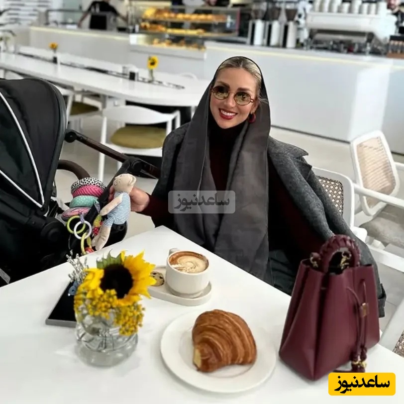 سنگ تمام مینا مختاری برای چیدمان رستوران Vilo در مرکز خرید اپال تهران که متعلق به همسرش است/ سایه بان سه بعدی،کاشی های لعابی، نورپردازی رمانتیک، مبلمان حصیری و...