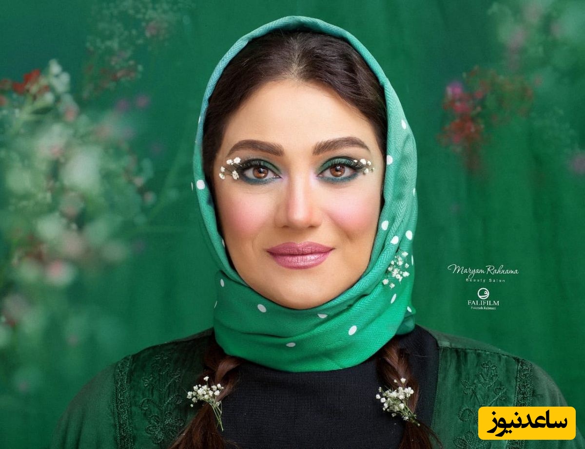 استایل جذاب و رنگا رنگ شبنم مقدمی، بازیگر سریال شغال، در محیطی پر زرق و برق/ قبول دارید این استایل خیلی بهش میاد؟+ عکس