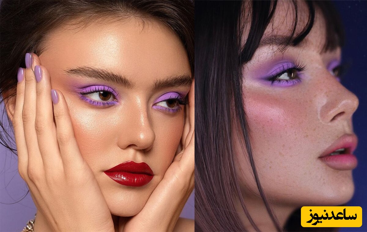 سال 1404 این مدل آرایشها مُده/ بازگشت باورنکردنی ابروی نازک و مدلهای عجیب سایه چشم😱