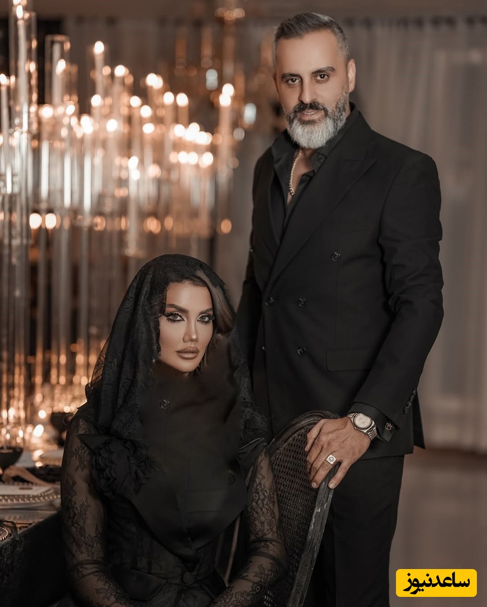 نگاهی به مراسم ختم باشکوه و پر طمطراق پدر صبا تاجیک، همسر علیرام نورایی مجری مردان آهنین، از تالار مجلل و انواع غذاهای سلف سرویس تا تاج گل‌های اعیانی / روحش شاد و یادش گرامی