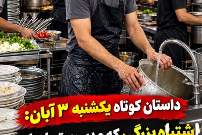 قصه کوتاه امروز یکشنبه 3 آبان 1405/ از شستن ظرف‌های کثیف رستوران تا صاحب امپراتوری شدن؛ داستان واقعی کسی که با 5 میلیون تومان پول توی جیبش، همه‌چیز را از صفر ساخت💪