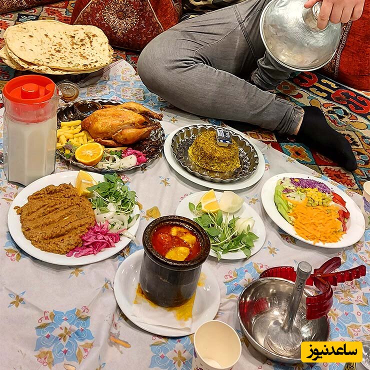 سرو عجیب‌ترین غذا در یک رستوران ایرانی