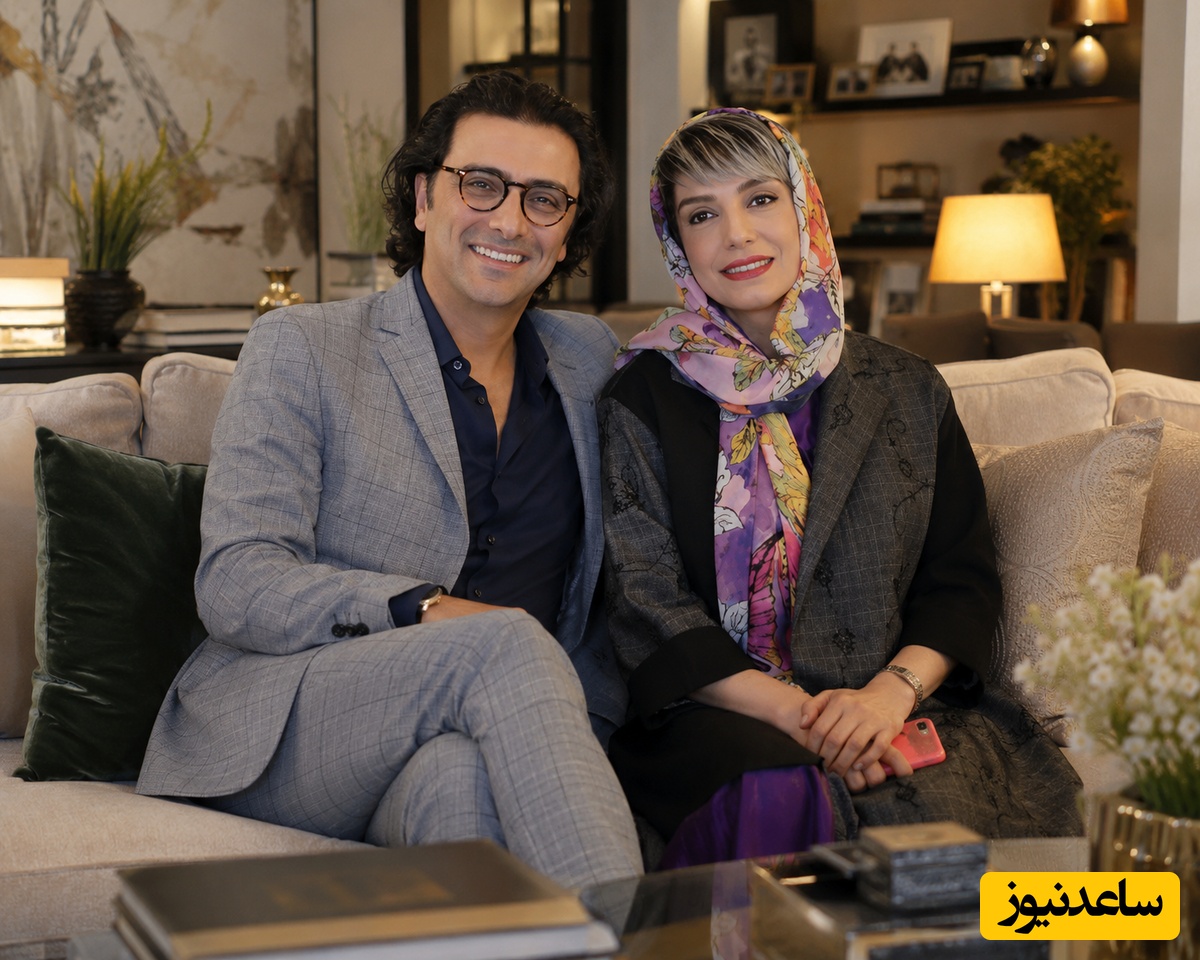 نمایش سبک زندگی گرم و پرنشاط در پس دکوراسیون خانه الیکا عبدالرزاقی و امین زندگانی؛ مبلمانی با طراحی راحت و رنگ‌های خنثی، دیوار مشکی دکوراتیو و...+ویدیو