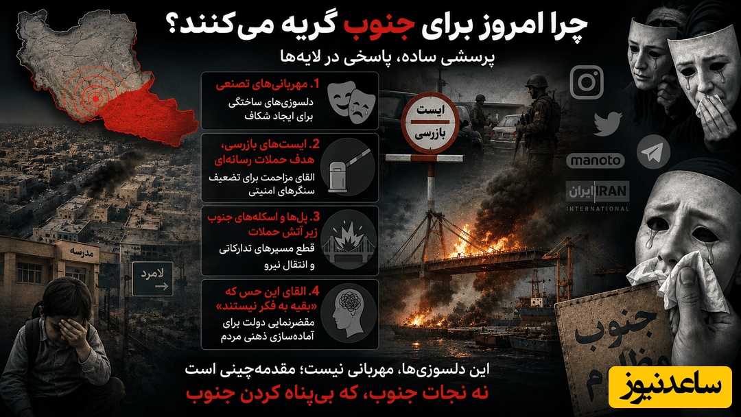 اینفوگرافی: چرا امروز برای جنوب گریه می‌کنند؟