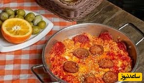 آموزش پخت افطاری رستورانی ساده و سه سوته با سوسیس و تخم مرغ / فیلم