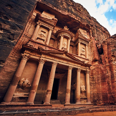 شهر باستانی پترا یکی از عجایب شگفت‌انگیز جهان در کشور اردن + فیلم