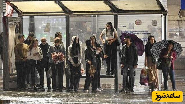 بارش های سیل آسا در ترکیه