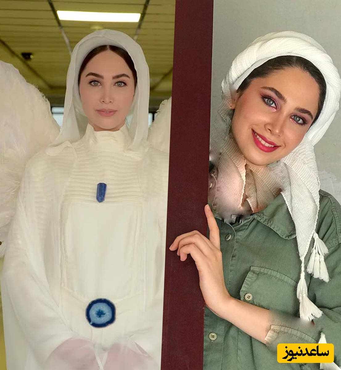 زیبایی حیرت انگیز تینا یلان بازیگر نقش فرشتهِ سریال اجل معلق «عسل» در عکس کودکی اش/ چشماش نقاشی خداست