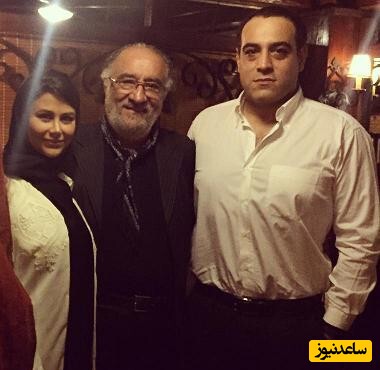 داریوش ارجمند و پسر و عروسش