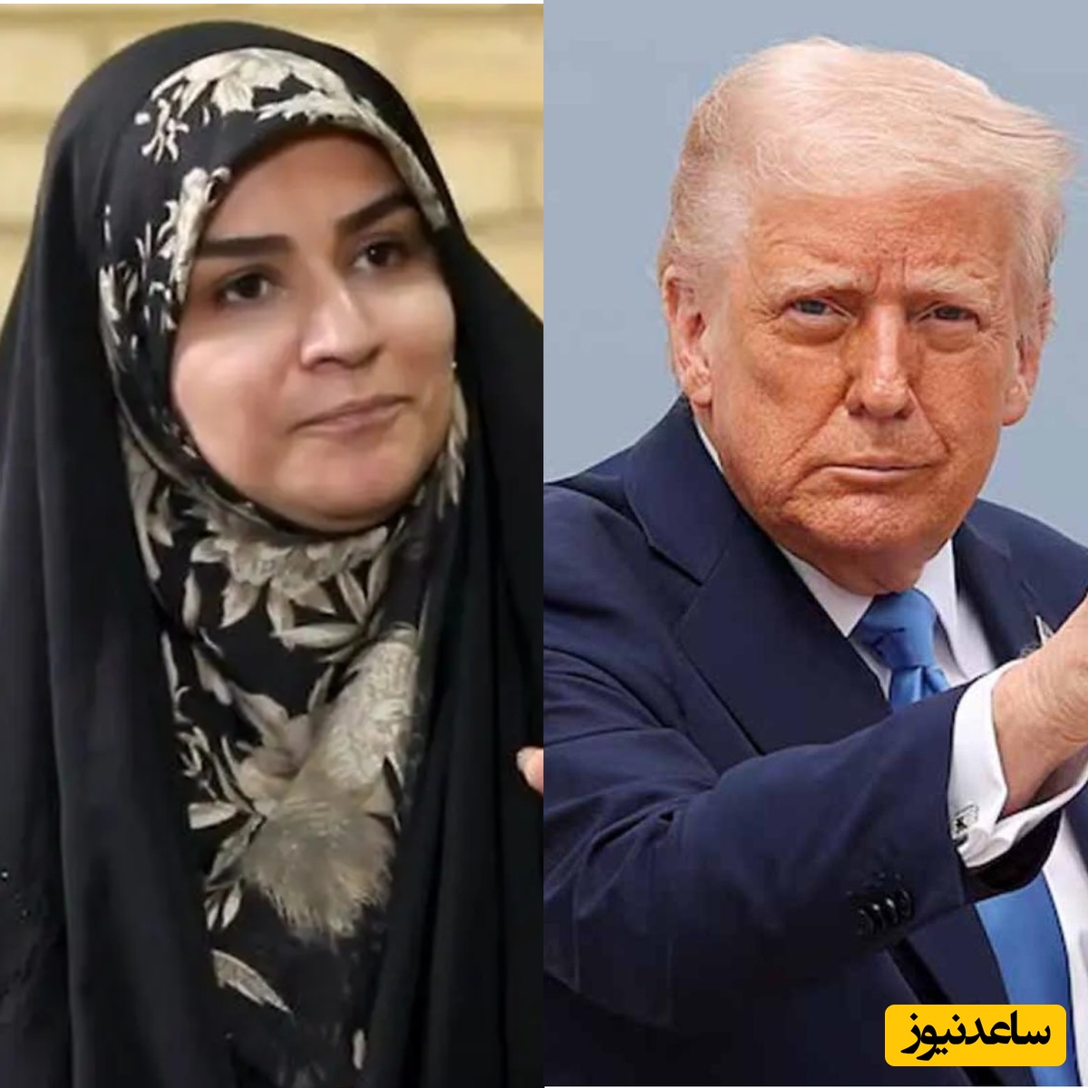 تذکر جالب سحر امامی به نماینده مجلس در آنتن شبکه خبر در خصوص ترامپ: لطفا به این فرد ... +فیلم