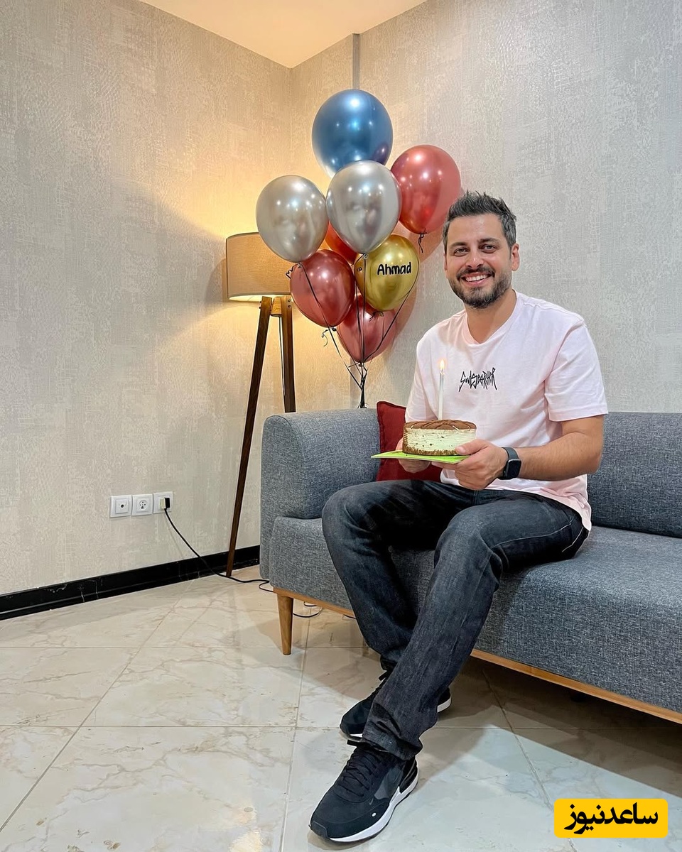نگاهی به جشن تولد 40 سالگی احمد پورخوش، محمدعلی سریال آنام با کیکی متفاوت و شمعی بزرگتر از کیک!+عکس/ مبارکااا باشه