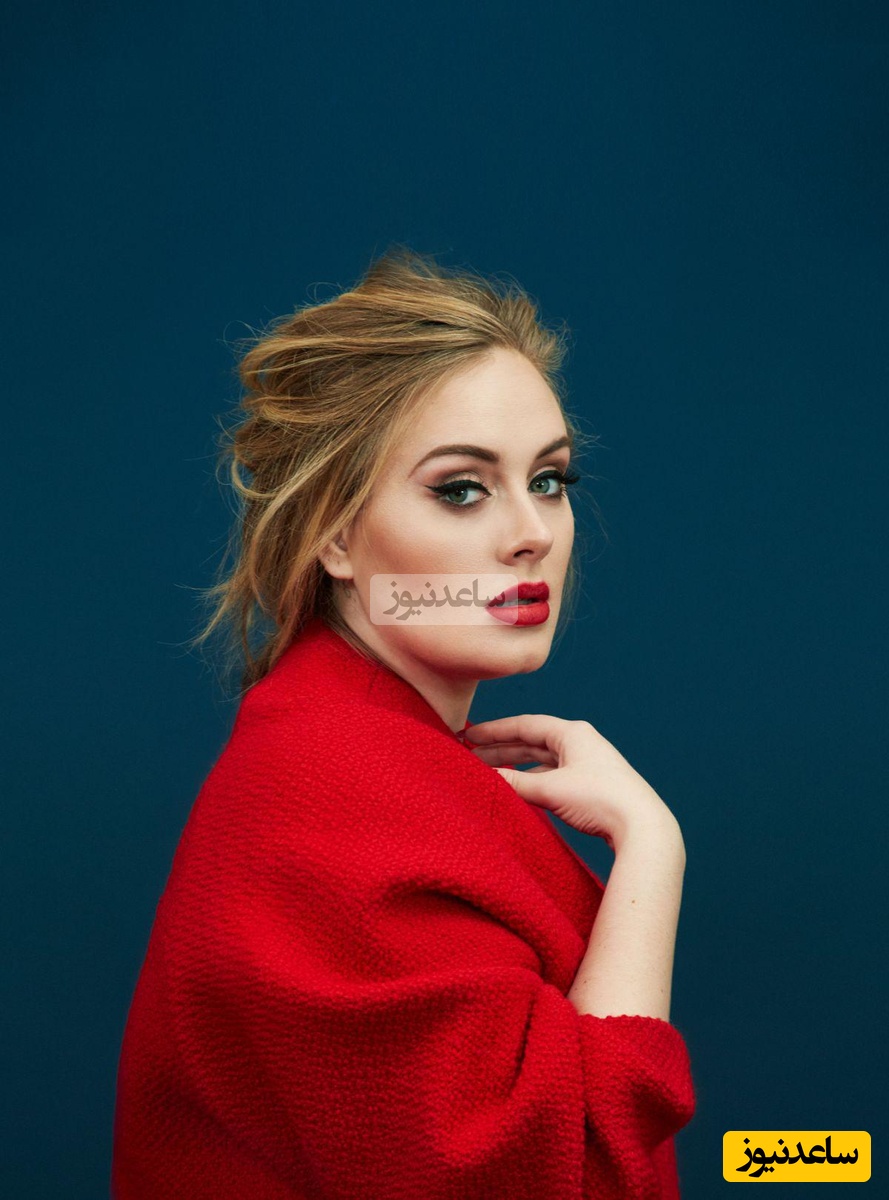 پیراهن دکلته مشکی با طرح بینظیر ادل همه رو مات و مبهوت کرد!/ سلیقه‌اش تو انتخاب لباس حرف نداره.....