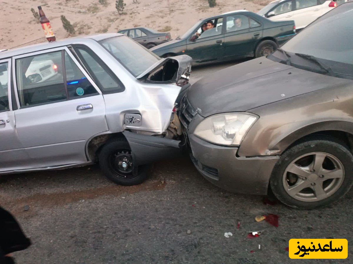 بونکر سیمان در تبریز 8 سواری را مچاله کرد/یک تن جان باخت