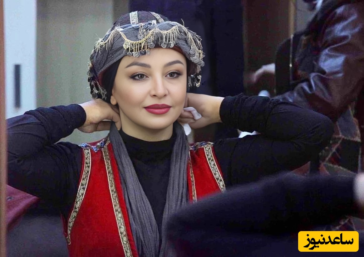 فیس جدید مه لقا باقری با موهای بلوند و استایل مشکی چه دلبری میکنه😍