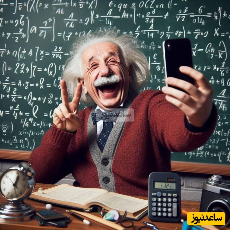 تصور کن اگه آلبرت انیشتین بودی سبک زندگی‌ات چطور بود؟/ تفریح آخر شبش عالی بود!😂 +ویدیو