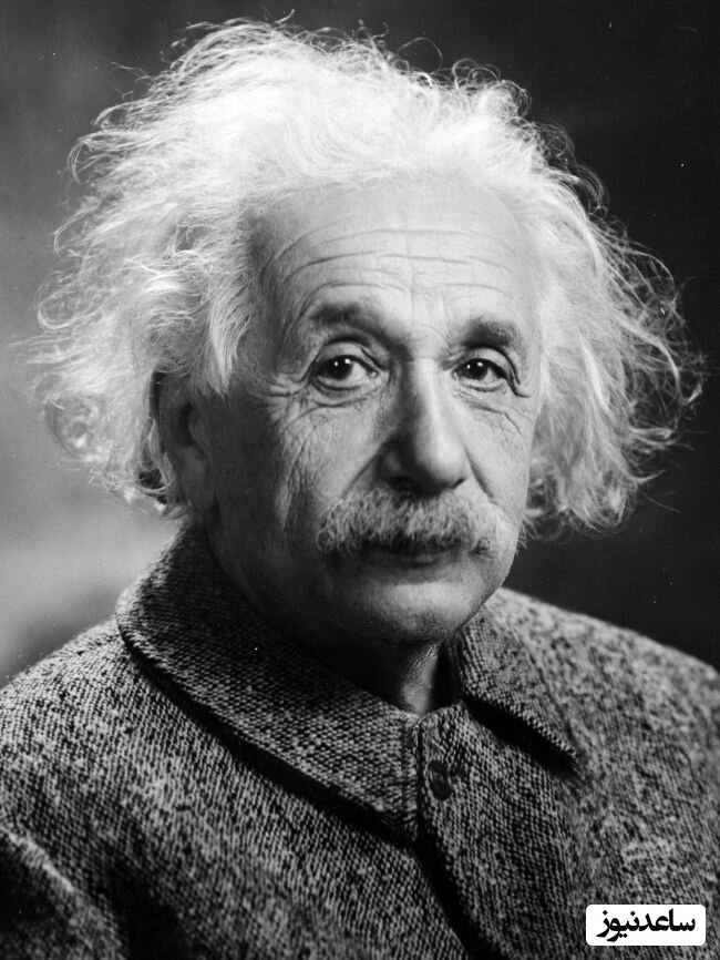 آلبرت انیشتین فیزیکدان آلمانی که قانون جاذبه زمین را کشف کرد.