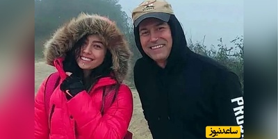 «دانیال حکیمی» 32 ساله در کنار «نگار فروزنده»؛ سال 74