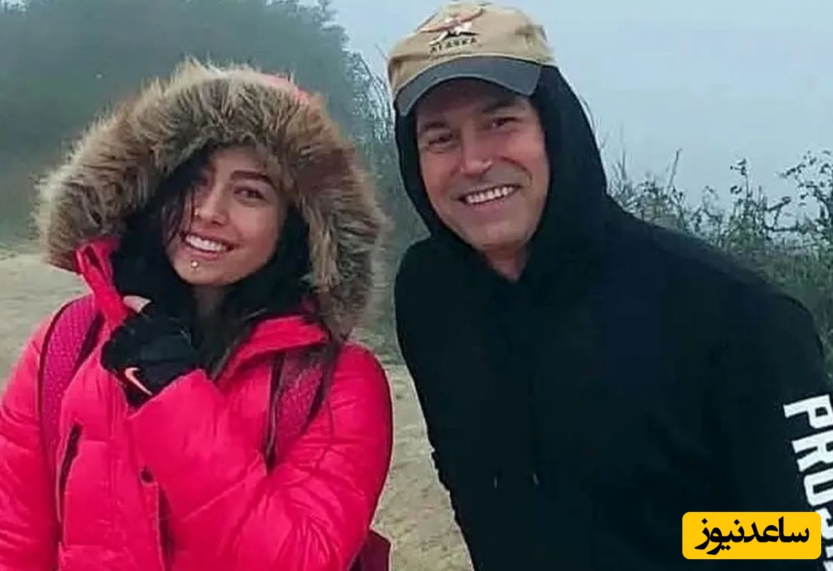 «دانیال حکیمی» 32 ساله در کنار «نگار فروزنده»؛ سال 74