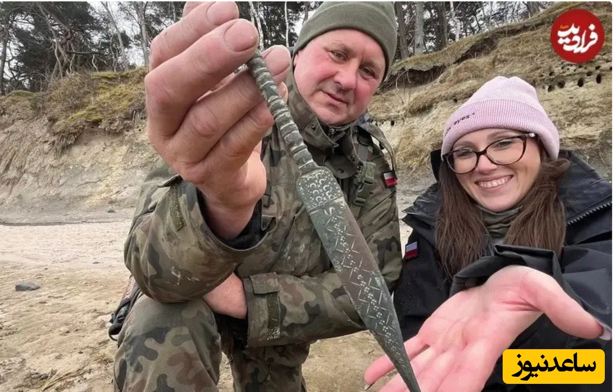 خنجر 2500 سالۀ دارای نقش و نگار