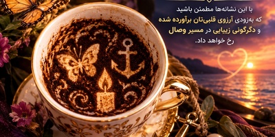 فال قهوه تصویری امروز پنجشنبه 30 مهر 1405/ معجزه در یک قدمی شماست؛ چه کسی پیله تنهایی‌تان را با یک سورپرایز عاشقانه پاره می‌کند؟