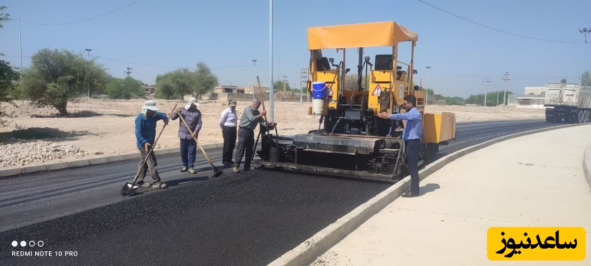 اجرای عملیات آسفالت پارک 47 هکتاری کهن شهر شوشتر