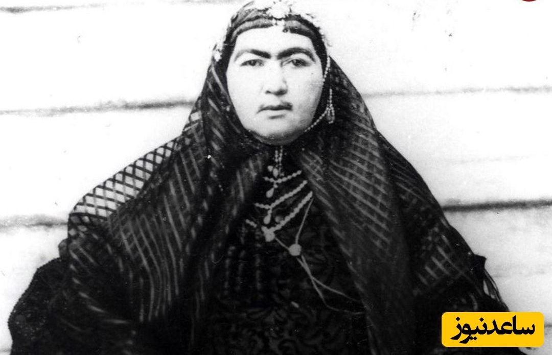 عکس؛ سفر به تاریخ؛ اسب‌سواری «انیس‌الدوله، سوگلی ناصرالدین‌شاه» با چادر و روبنده در فیروزکوه