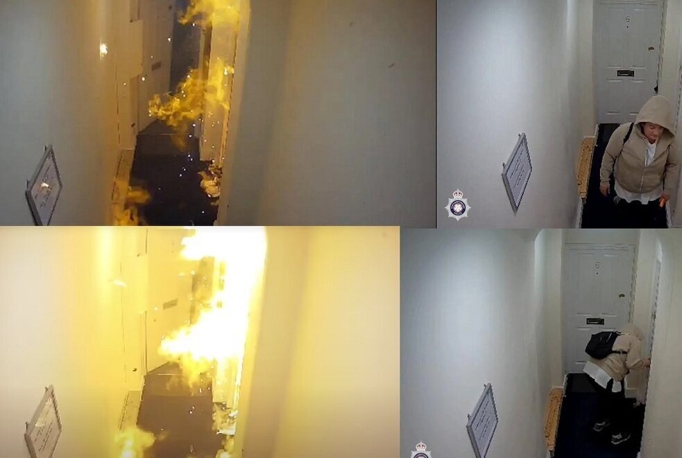 (ویدئو) یک زن خانه نامزد سابقش را منفجر کرد