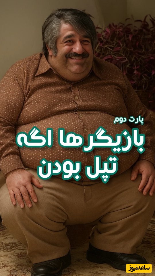 مروری بر بازیگران و هنرمندان ایرانی با فرض اینکه چاق و قد کوتاه بودن چه شکلی میشدن؟ امیرحسین قیاسی، رضا گلزار، پژمان جمشیدی، مصطفی زمانی، هوتن شکیبا و.../چاق های دوست داشتنی😂