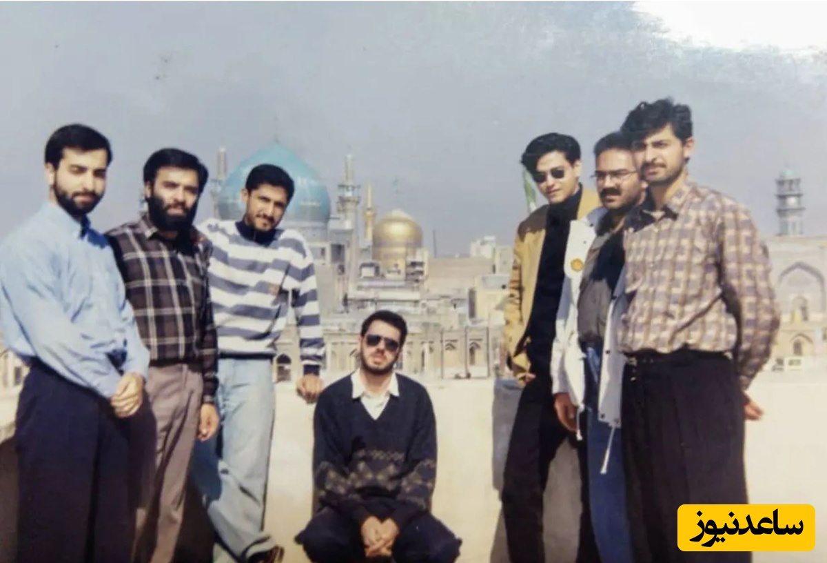 شهید مصباح الهدی باقری داماد رهبر شهید انقلاب اسلامی در یک سفر دانشجویی