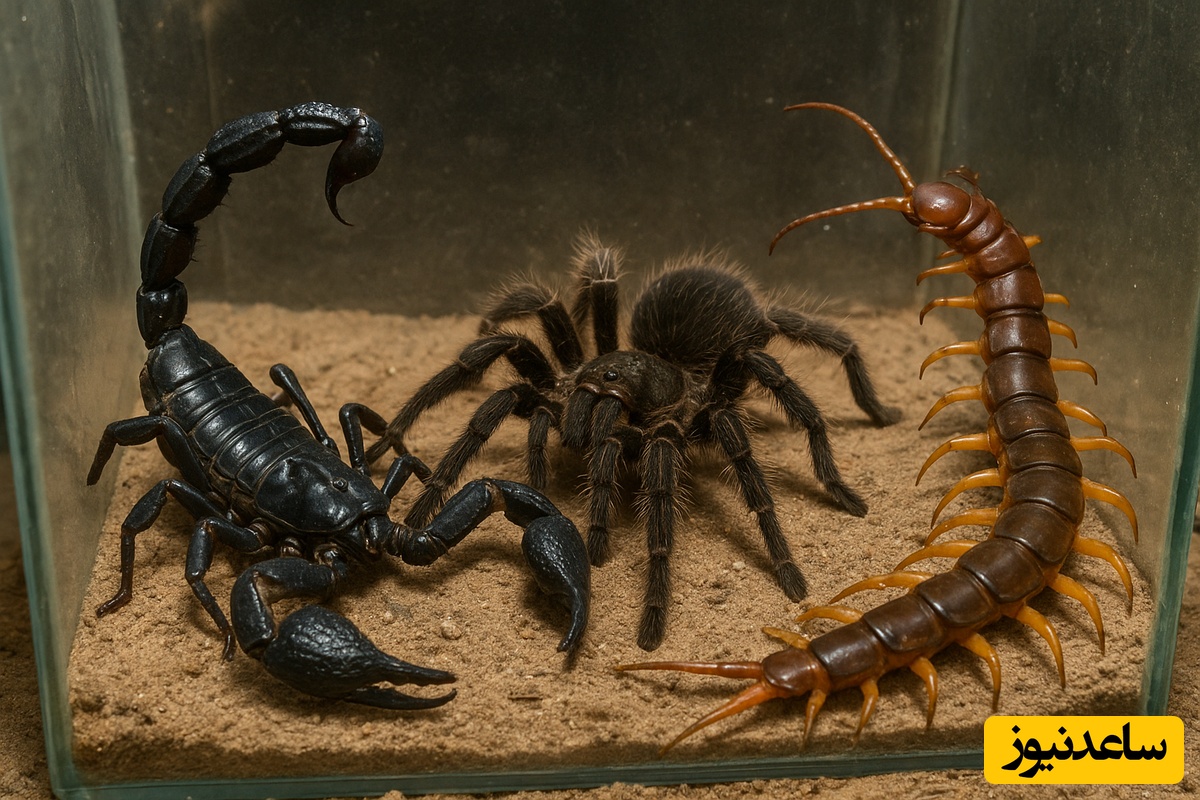 حیات وحش ؛ مستند حیات وحش حیوانات/  عقرب ، رتیل ، هزارپا