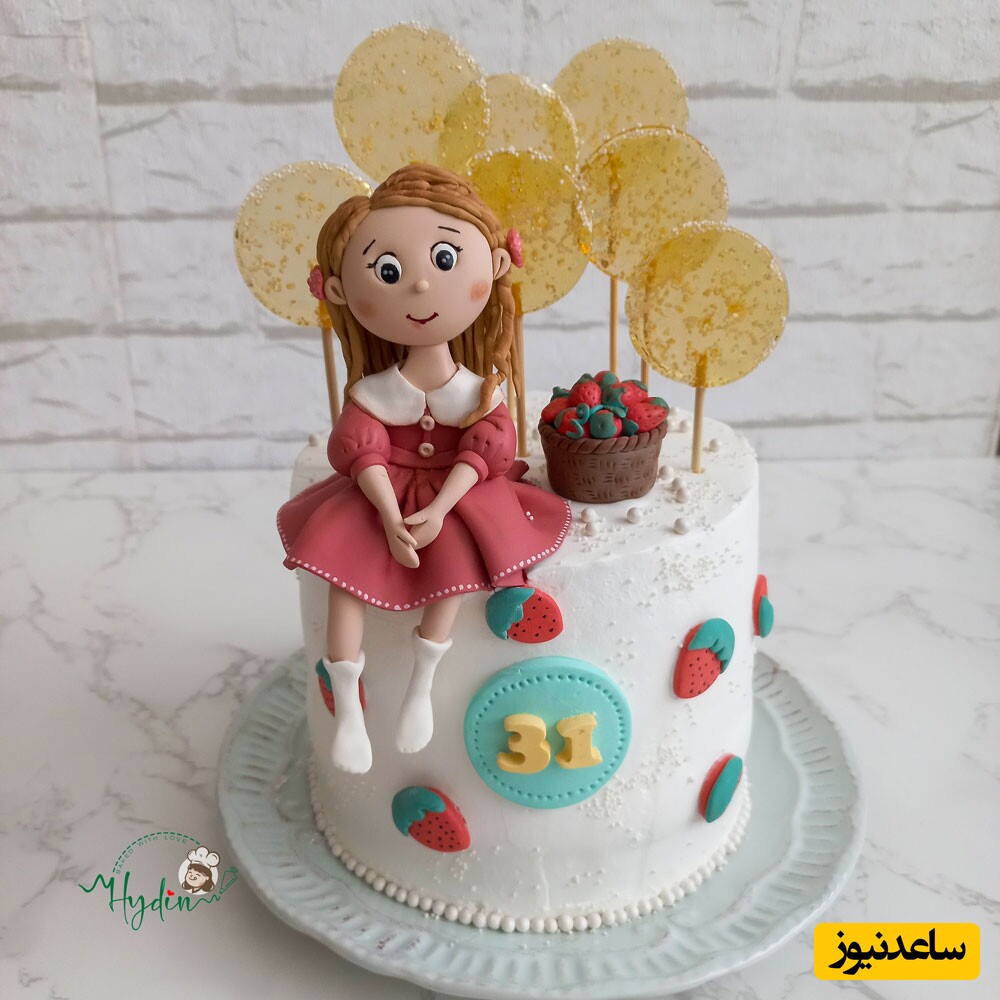 ایده کیک روز دختر / کیک دخترانه