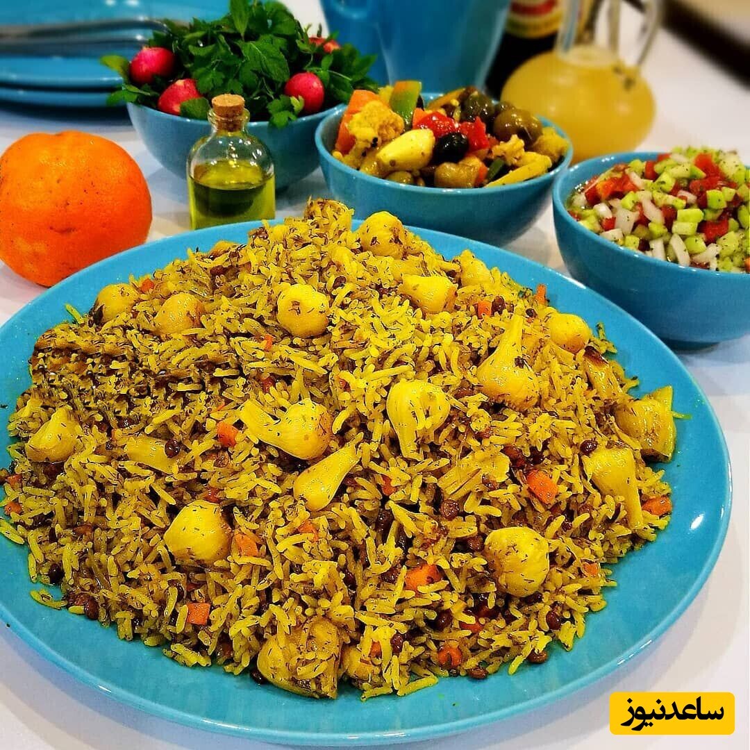 ناهار امروزت با من / آموزش طرز تهیه نرگسی پلو خوش عطر و طعم شیرازی در کمترین زمان ممکن