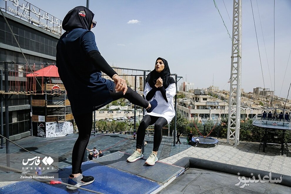 دختر بدلکار ایرانی